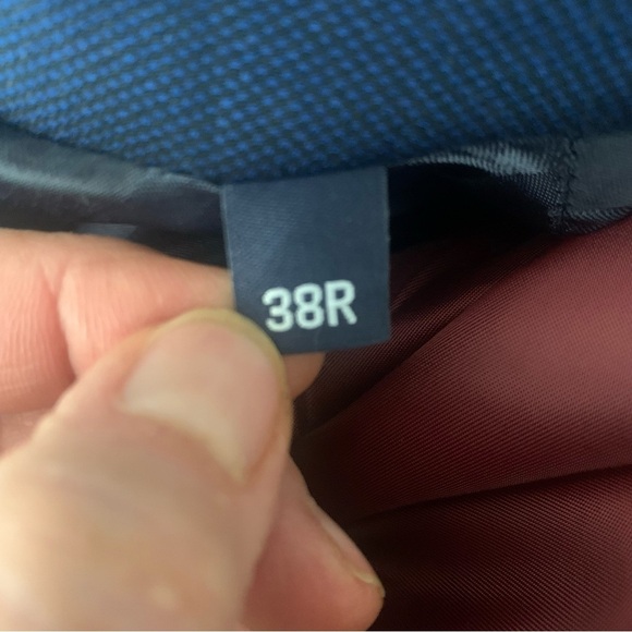 BEN SHERMAN Burge Bi-Stretch Two-Button Notch Lapel Blazer Sport Coat Blue - Picture 3 of 15